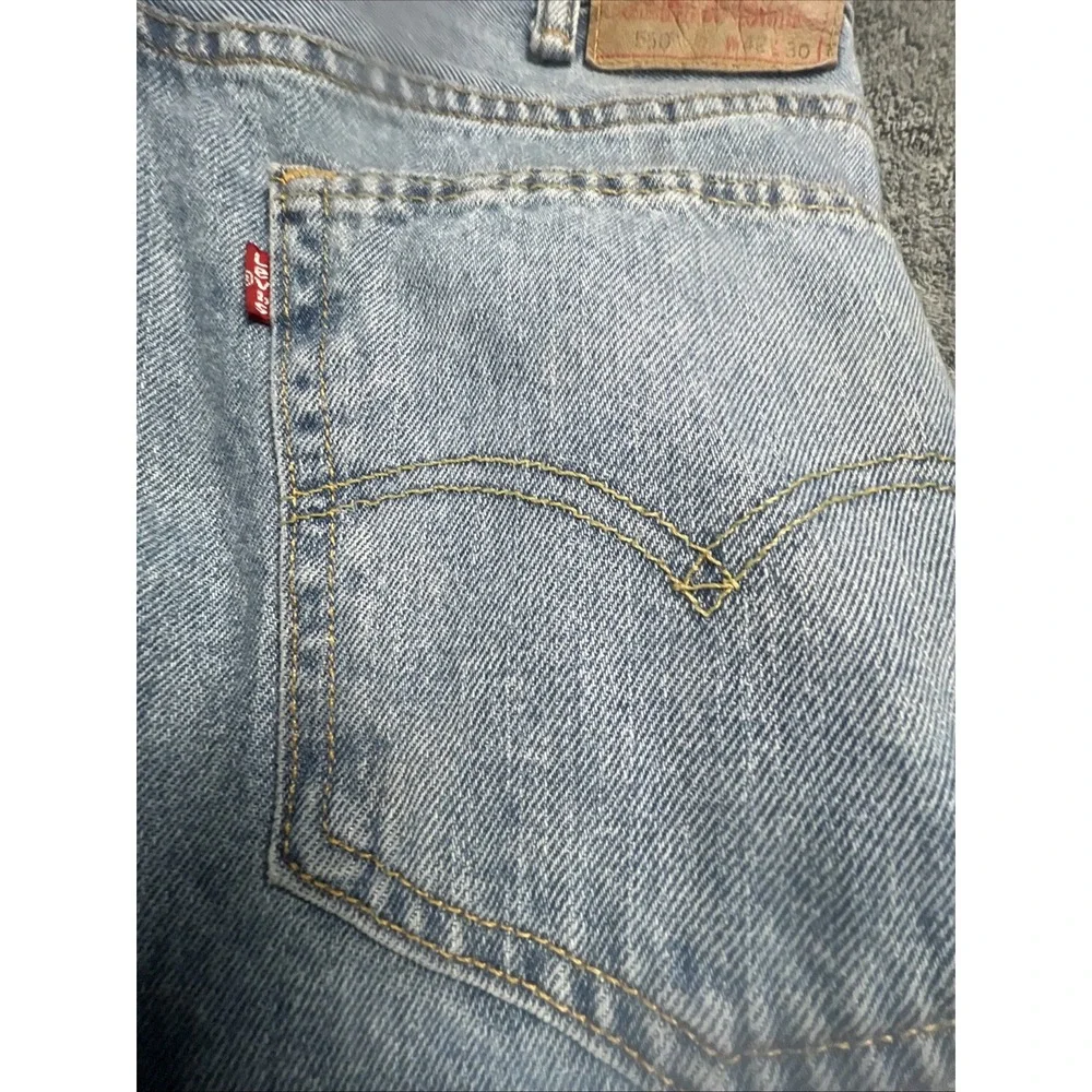 Vintage Levis  42x30 Blue Denim Jeans 550‎ Relaxed Fit Classic Casual Pants